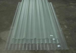 Wholesale light steel structure workshop: FRP Transparent Corrugated Roof Sheet