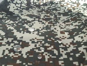 Wholesale army uniform: CVC Waterproof Digital Camouflage Uniform Fabric