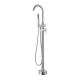 SS304 Stainless Steel Freestanding Bathtub Bathroom Floor Standing Shower Faucet