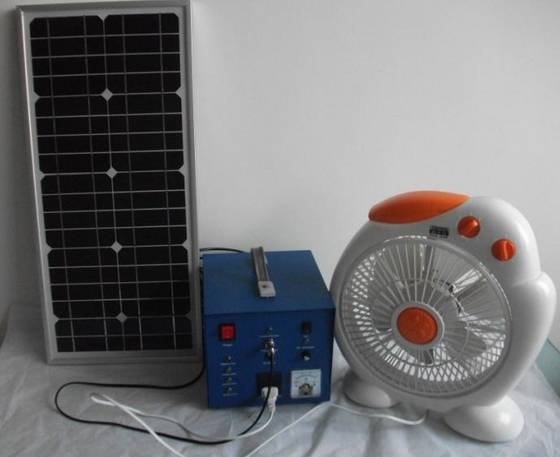 Home Solar System To Drive Light Fan Tv Computer Laptop