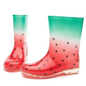 Wholesale kids boots: Watermelon Rain Boots Kids PVC Cute Waterproof Raining Boots