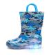 Waterproof PVC Children Shoes Luminous Rain Boots with Handle