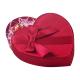 Luxury Red Heart Shape Chocolate Box with Ribbon