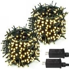 Wholesale string flag: Outdoor LED 800 Warm White Christmas Lights IP44 80m Length Plug in for Tree