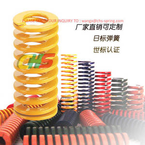 Wholesale steel home: JIS Light-load Yellow Home-made Flat Steel Wire Spring CSWF