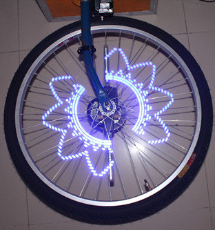 custom bicycle wheel lights