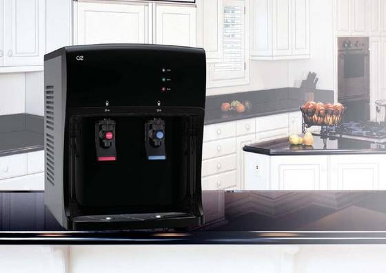 Water Purifier Dispenser Cooler Ec21, Countertop Filtered Hot And Cold Water Dispenser