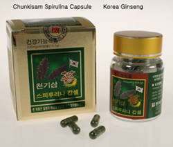 Wholesale korea health supplement: Chunkisam Spirulina Capsule
