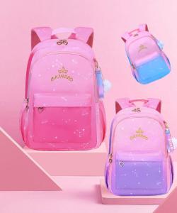 Wholesale folder: Lovely Girls School Bags Emboidery Pink School Backpack Primary Kids Mochila Children Schoolbags for