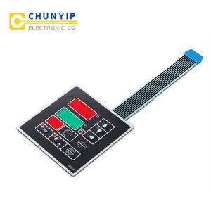 Wholesale tactile: Metal Dome Tactile Membrane Keypad Switch with Berg Connector