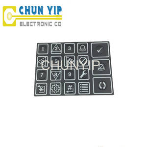 Wholesale graphic overlays: Round Emboss Type Membrane Graphic Overlay Panel Manufacturers