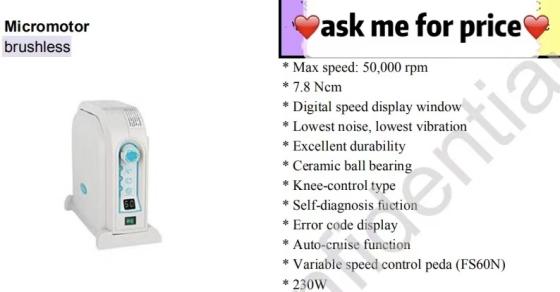 Micromotor(id:11313309). Buy China dental, micromotor - EC21