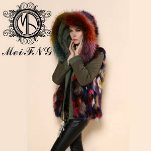 Meifng fur parka on sale