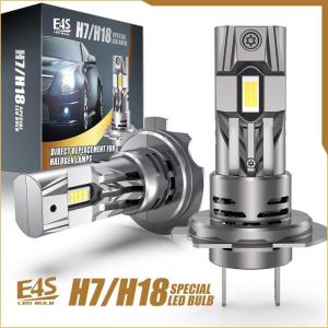 Wholesale halogen lamps: Automotive Light E4S H7 H18 LED Lighting Lamp 26W 5400Lm 6000K LED Headllamp Halogen Lamp 1:1 Size