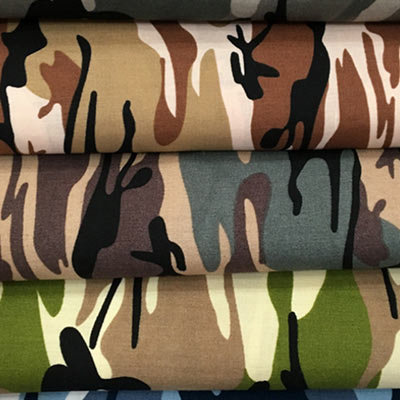 Military Camouflage Printed Fabric image