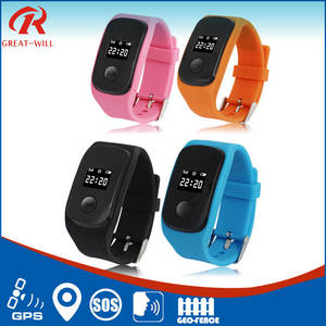 Wholesale electric fence battery: Emergency Sos Button GSM Online GPS Watch Tracker for Kids