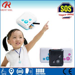 Wholesale micro gps tracker: SOS Call Small Mini Location Personal GPS Tracker for Kids and Elders