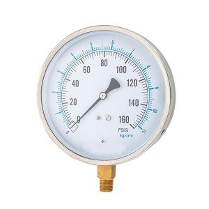 Wholesale Other Manufacturing & Processing Machinery: 100mm Bottom Process Pressure Gauge with Stainless Steel Case OKT-1
