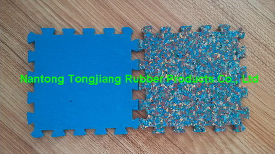 Deep Shallow Lock High Density Interlock Epdm Rubber Flooring