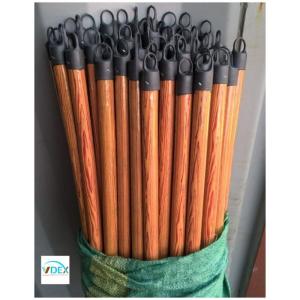 Wholesale broom handle: Wholesale Wooden Broom Handle Coated with Wood Grain PVC