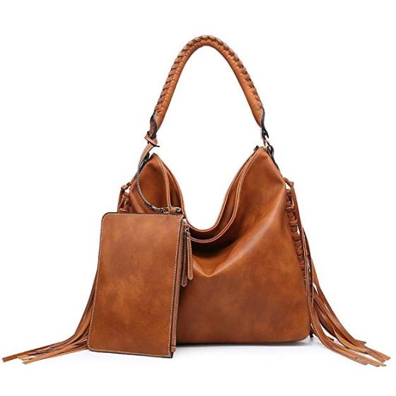 Wholesale Genuine Leather Hobo Handbags Large Leather Bag with Small Clutch Bag(id:10811793 ...