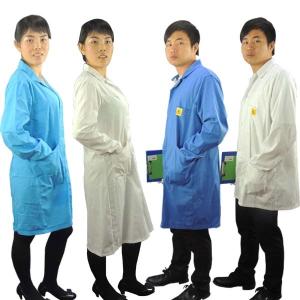 Wholesale cleanroom fabric: Anti-static Clean Room  Lab Coats CR0108