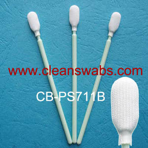 Wholesale cleanroom swab: Middle Handle Paddle Tip Swab