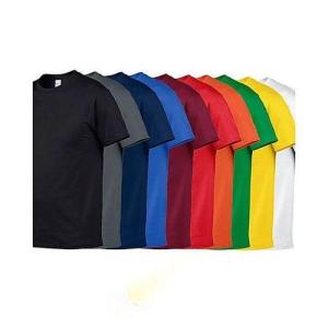Wholesale polo neck tshirt: T-Shirt Plain 100% Egyptian Cotton Custom