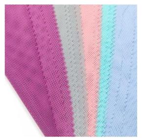 Wholesale knit fabric: 100% Polyester Net/Mesh Knitted Garment Lining Fabric for Sportswear