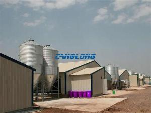 Wholesale lift slide doors: Steel Structure Chicken House Environmental Protection Agricultural Breeding Metal Shed
