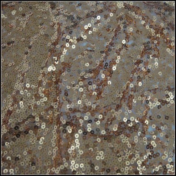 Spngle Gold Sequin Embroidery Fabric(id:7135228) Product details - View