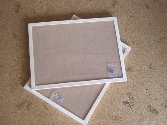 Sell Cork Notice Board - wood frame