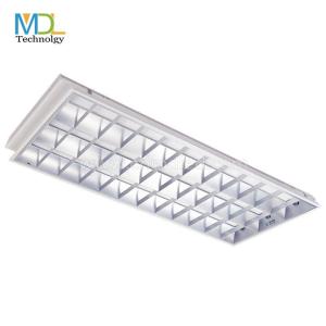 Wholesale colored ceiling panels: MDL T8 LED Louver Light Fixture Model: MDL-SF8