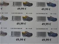 Europe Paper Printed Price Tag