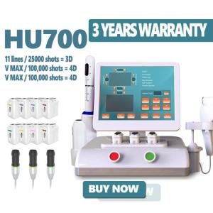 Wholesale ultrasound probe: 5D HIFU Vaginal Skin Rejuvenation 11 Lines Face Lifting Body Slimming Machine Beauty Equipment