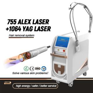 Wholesale energy saving lamps: Q-switched 755nm Alexandrite Laser 1064nm Long Pulse Nd:YAG Laser Machine