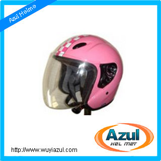 Double D-ring Half Face Motorcycle Helmet image