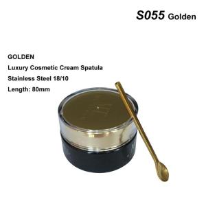 Wholesale cosmetic mirror: Gold Stainless Steel Cosmetic Cream Spatula