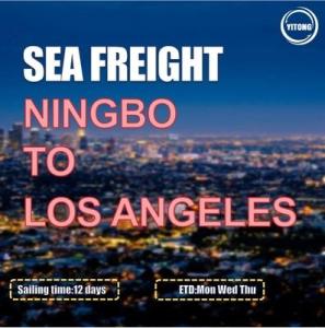 Wholesale cargo agent: Short Transit Time 12 Days International Sea Freight From Ningbo To Los Angeles USA