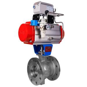 Wholesale cross cutting machine: Pneumatic V-Port Regulating Ball Valve