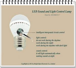 Wholesale corridor lamp: LED Sound and Light Control Lamp