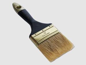 Wholesale artist brushes: 3 in. Wood Handle Bristle Paint Brush