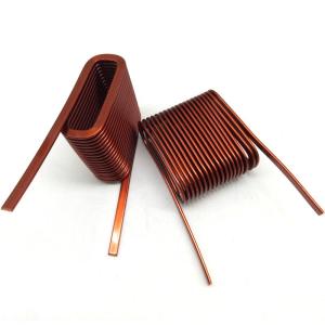 Wholesale varnished wire: Flat Wire Helical Enameled Copper Winding Coil for Inductor