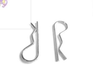 Wholesale stroller: R Shape Zinc Galvanized Wire Form Spring Metal Spring Clips Pins