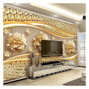 Wholesale one shot one product: Customized Wall Mural 3D 5d 8d 16d Embossed Wall Decoration for Home TV Background