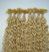 Волнистые волосы на капсулах для наращивания волос