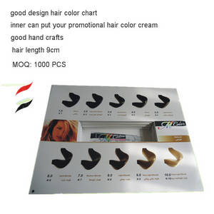 Wholesale colorful corrugated paper: Hair Color Catalogue