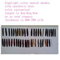 Customized Hair Color Swatch