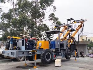 Wholesale boom lift: Double Boomer Arm Full Hydraulic Hard Rock Blasting Drilling Machine Tunnel Jumbo Drill Price