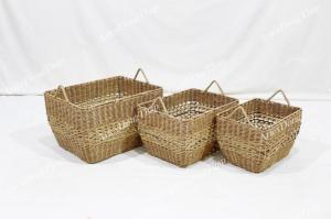 Wholesale handicraft basket: Poly Rattan Storage Basket- CH4902A-3BR